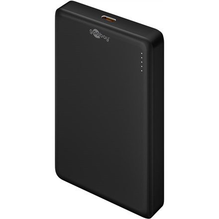 Goobay Magnetic Wireless Power Bank | 70183 | 10000 mAh | USB-C | Black #1