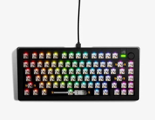 Glorious Gaming GMMK 3 75% Barebones tastatur Spil USB Nej Sort #2