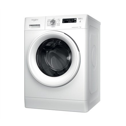 Whirlpool Washing machine | FFS 7469 W EE | Energy efficiency class A | Front loading | Washing capacity 7 kg | 1400 RPM | Depth 57.5 cm | Width 59.5 cm | Display | LED | White #2