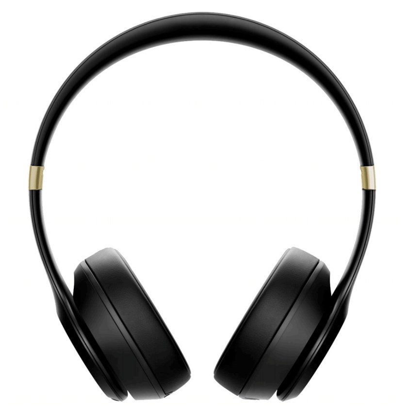 Beats Solo 4 Wireless Headphones (Black & Golds) #1