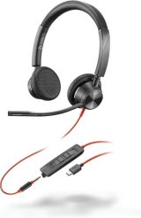 Poly Blackwire 3325 Stereo Microsoft Teams Certified USB-C Headset +3.5mm Plug +USB-C/A Adapter #2