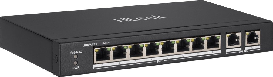 HiLook SW-10-POE netvrksswitch Ikke administreret L2 Fast Ethernet (10/100) Strm over Ethernet (PoE) Desktop Sort #2