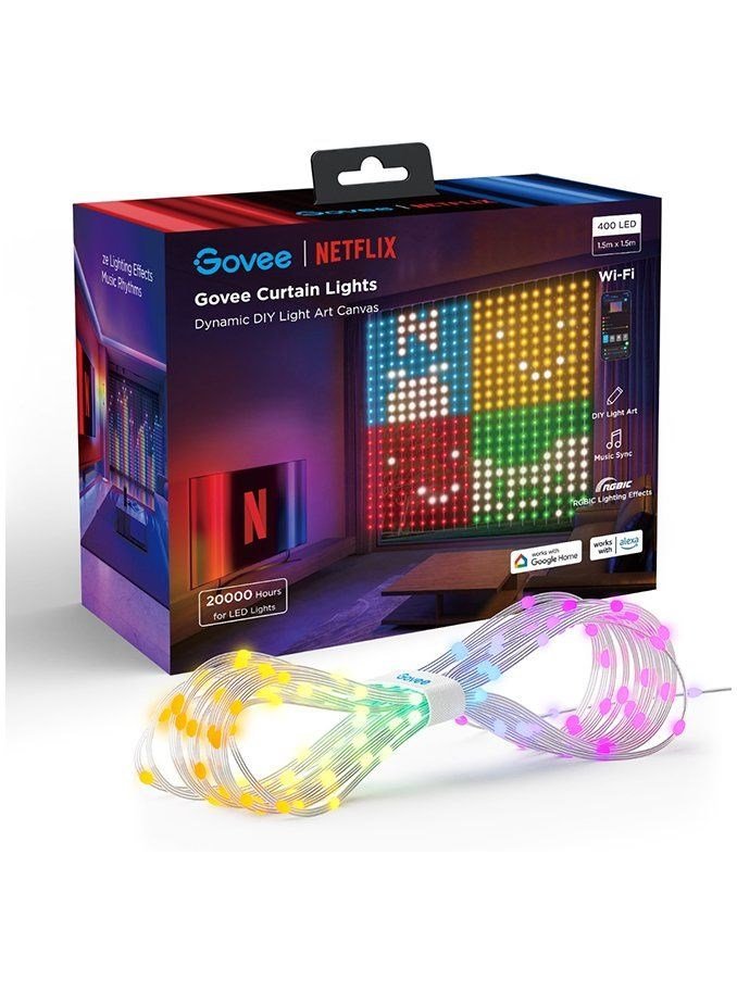 Govee H70BC Curtain Light Netflix Co-branding Version | Curtain, LED curtain | Wi-Fi, Bluetooth #1