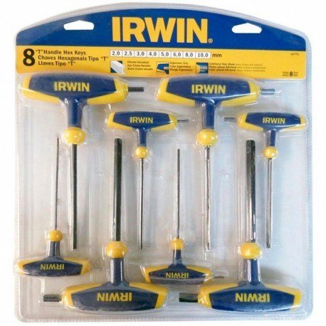 IRWIN ALLEN KEY SET TYPE T 8pcs. 2.0 - 2.5 - 3.0 - 4.0 - 5.0 - 6.0 - 8.0 - 10.0 #1