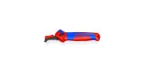 KNIPEX STRIPPING KNIFE WITH GUIDE FOOT AND RATCHET #1