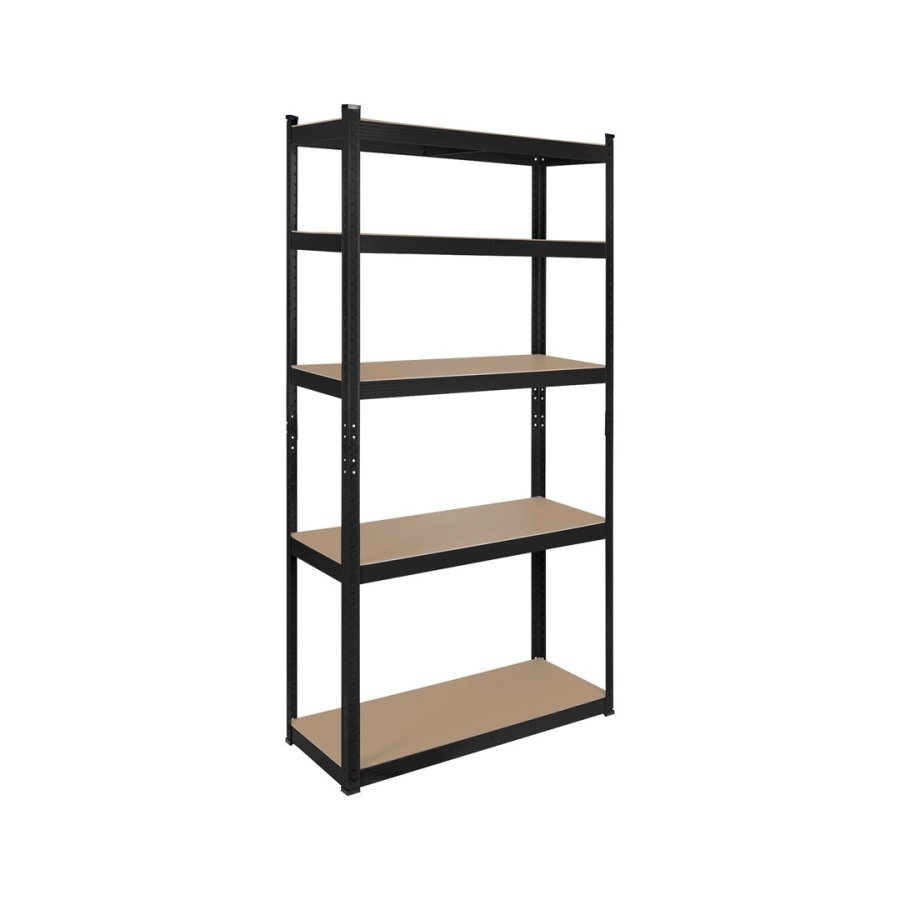 Metal storage rack 180x90x40 black Rebel #1