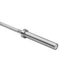 Olympic Straight Bar with Bearings, Olympic Barbell with Bearings 180cm 15kg REBEL ACTIVE #1