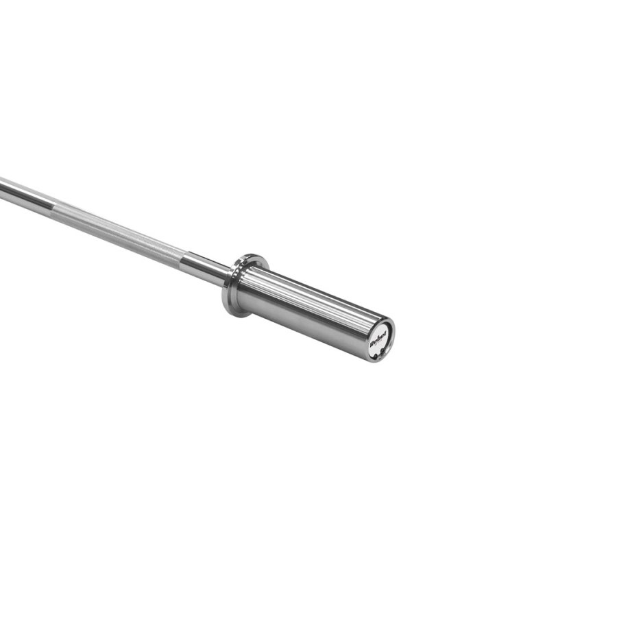 Olympic Straight Bar with Bearings, Olympic Barbell with Bearings 120cm 9kg REBEL ACTIVE #1