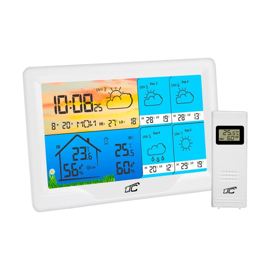 SMART weather station with colour display TYUA LXSTP08BS #1
