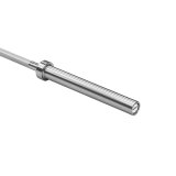 Olympic Straight Bar with Bearings, Olympic Barbell with Bearings 220cm 20kg REBEL ACTIVE #1