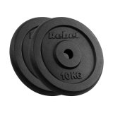 Cast iron weight set 2x10kg, bore 31mm, classic disc, REBEL ACTIVE #1
