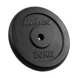 Cast iron weight 20kg, bore 31mm, classic disc, REBEL ACTIVE #1