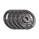 Cast Iron Weight Set 4x2.5kg, bore 31mm, disc with handles, REBEL ACTIVE #1