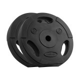Bituminous Weight Set 2x10kg, 31mm bore, disc with handles, REBEL ACTIVE #1