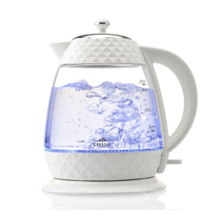 Eta Crystal elkedel 1,7 L 2200 W Transparent, Hvid #2
