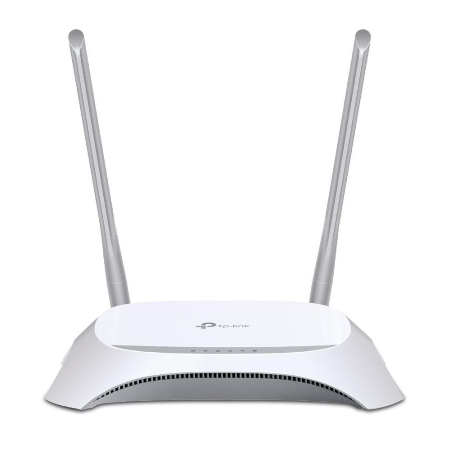 TP-Link TL-MR3420 tr�dl�s router Hurtigt ethernet Enkelt band (2,4 GHz) Sort, Hvid #2