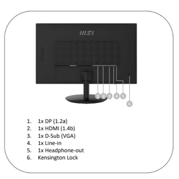 MSI Pro MP242A computerskrm 60,5 cm (23.8