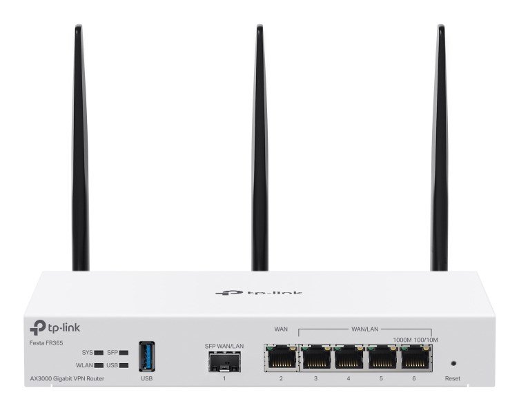 TP-Link FESTA FR365 tr�dl�s router Gigabit Ethernet Dual-band (2.4GHz + 5GHz or 2.4GHz + 6GHz) Hvid #2