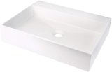 Granite countertop washbasin with space for a tap - 500x400 mm #1