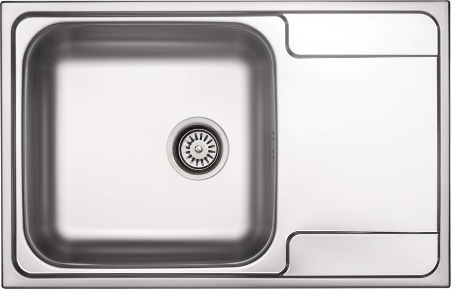 1-bowl steel sink with drainer #1