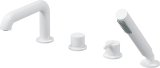 4-hole bath mixer with shower set #1