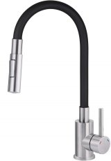 Kitchen faucet with bent spout - 2 types of spray #1