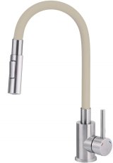 Kitchen faucet with bent spout - 2 types of spray #1