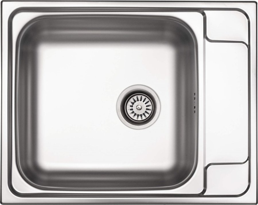 1-bowl steel sink with drainer #1