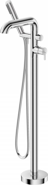 Freestanding bathtub mixer with shower set #1