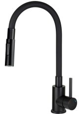 Kitchen faucet with bent spout - 2 types of spray #1