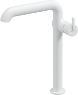 Tall washbasin mixer with rectangular spout #1