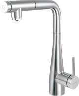 Kitchen faucet with water filter connection with pull-out spout #1