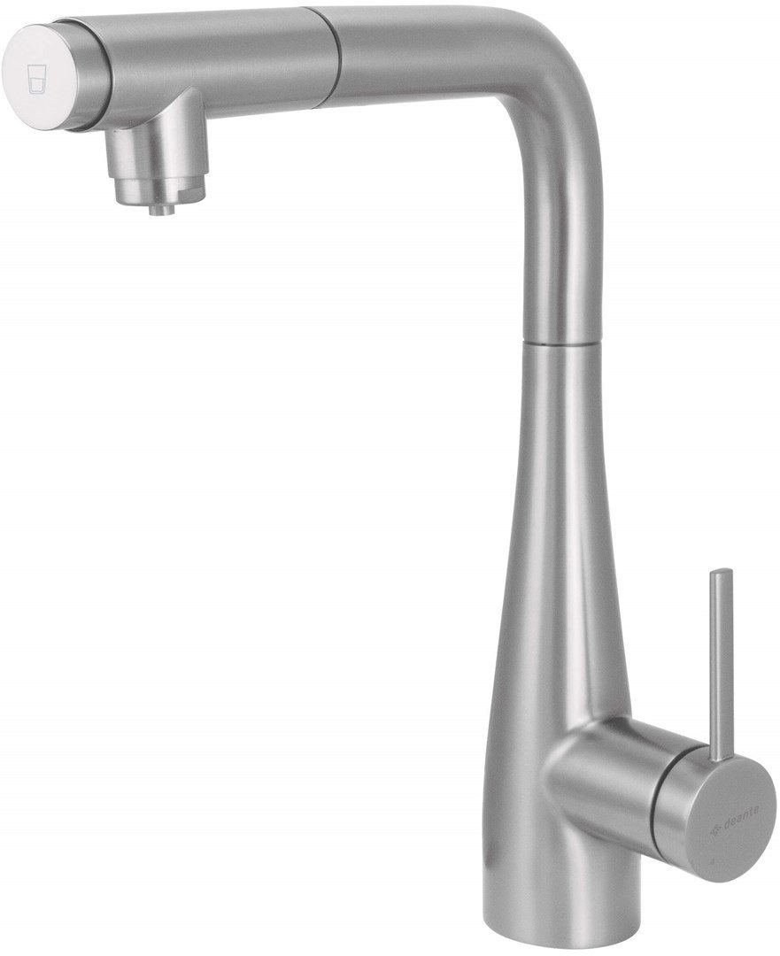 Kitchen faucet with water filter connection with pull-out spout #1