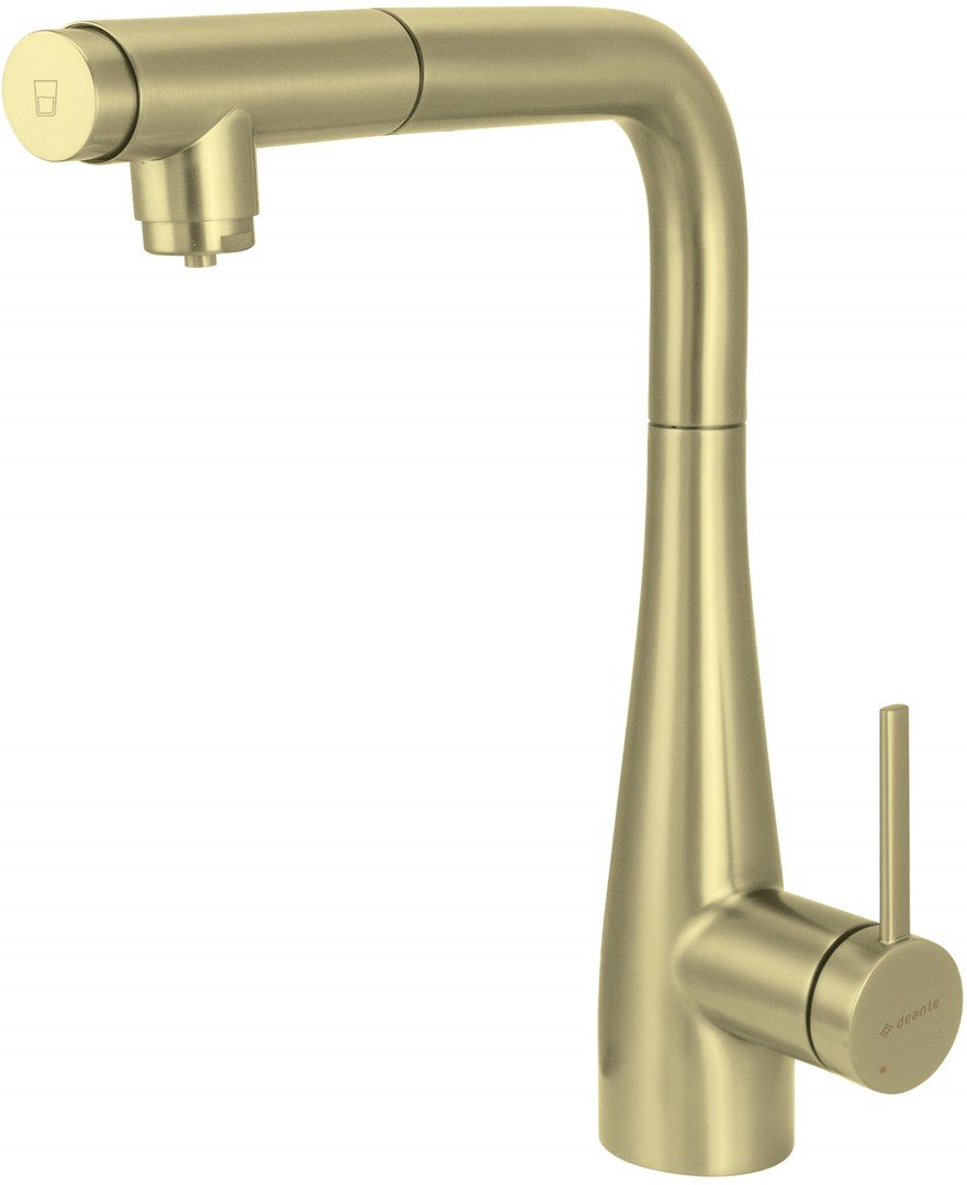 Kitchen faucet with water filter connection with pull-out spout #1