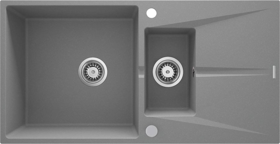 1.5-bowl granite sink with drainer #1
