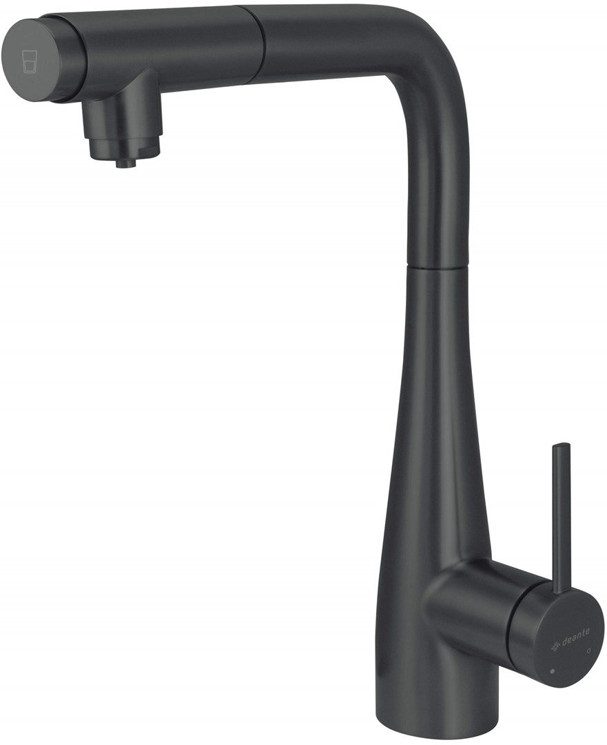 Kitchen faucet with water filter connection with pull-out spout #1