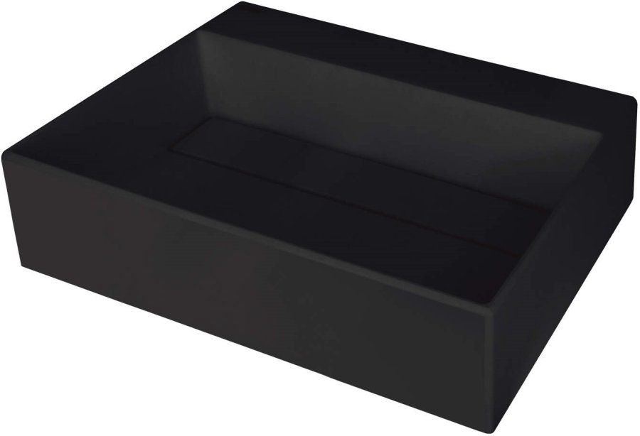 Granite countertop washbasin with a place for a tap - with a grille #1