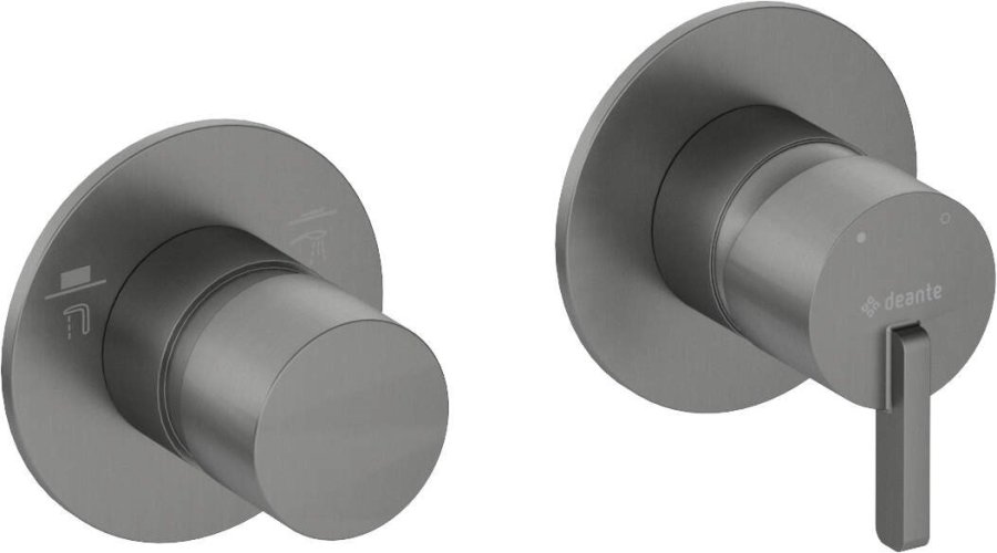 Shower mixer with shower switch - horizontal #1