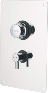 Concealed shower mixer - with temperature control #1