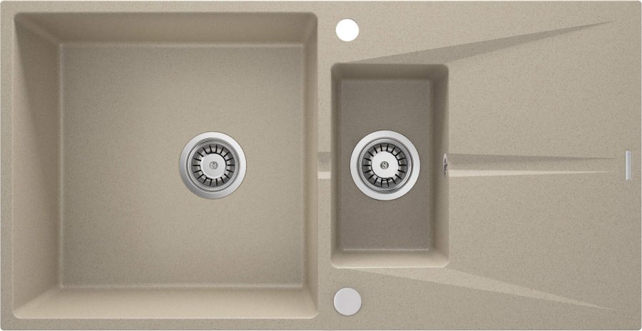 1.5-bowl granite sink with drainer #1