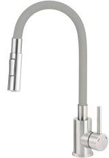 Kitchen faucet with bent spout - 2 types of spray #1