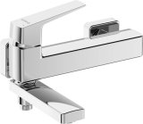 Wall-mounted bathtub mixer - with folding spout #1