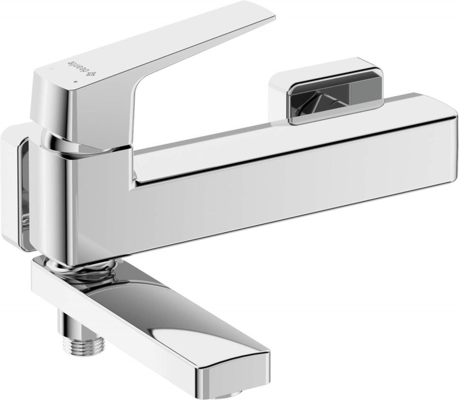 Wall-mounted bathtub mixer - with folding spout #1