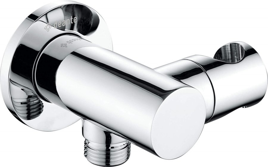 Round angled connector with handset holder #1