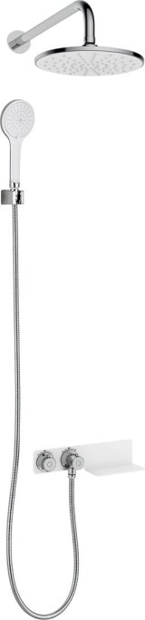 Concealed shower set with thermostatic mixer #1