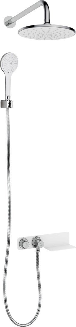 Concealed shower set with thermostatic mixer #1