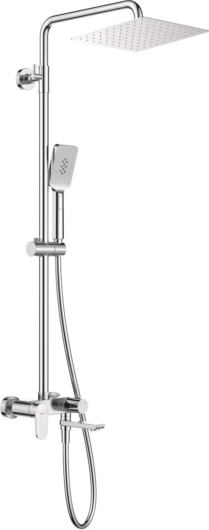 Shower head with bathtub mixer - movable spout #1