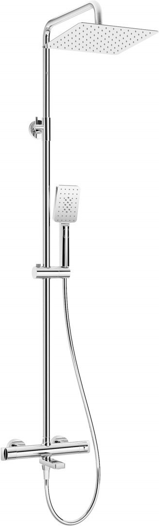 Rain shower with thermostatic bathtub faucet #1