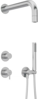 Concealed shower set with hand shower #1