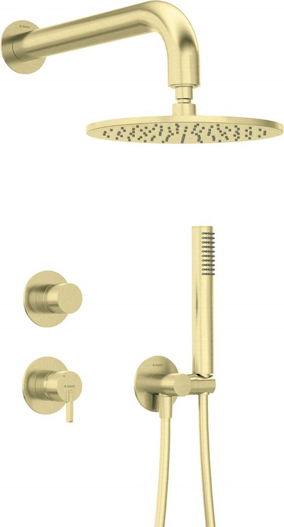 Concealed shower set with overhead shower #1